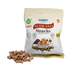 Mediterranean Natural Serrano Puppy Snacks Bolsa 100g