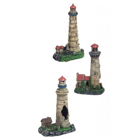 Faros surtidos con casa 16cm