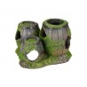 Toneles con musgo 16x13x10cm