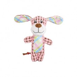 Peluche perro rosa 20cm