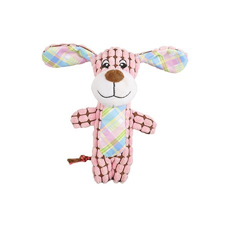 Peluche perro rosa 20cm