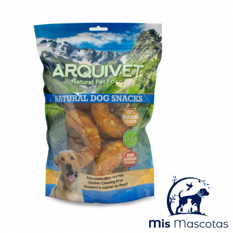 Snack Aros Masticables con Pollo