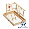 Gimnasio Para Agapornis 35x25x27 cm