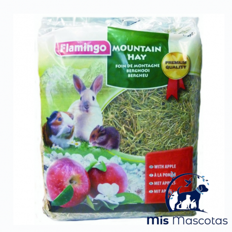 Heno de Montaña con Manzana 500grs Flamingo