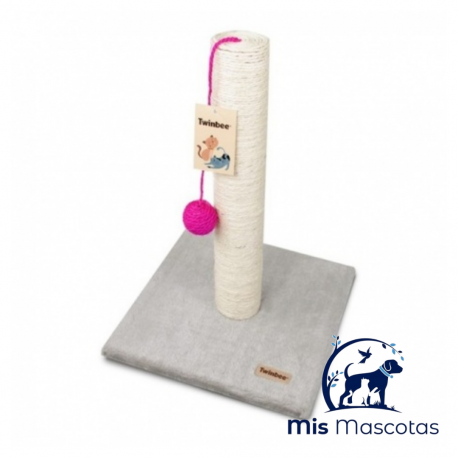 Rascador Base Cuadrada más Pelota 30x30x42 cm