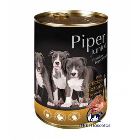 Piper Junior Chiken Gizzards,Brown Rice 400 Grs