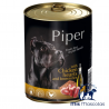 Lata Piper Perro con Corazones de Pollo y Arroz Integral 800 Grs www.mismascotasronda.es