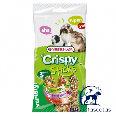 Crispy Sticks Herbivores 3x55 grs - mismascotasronda