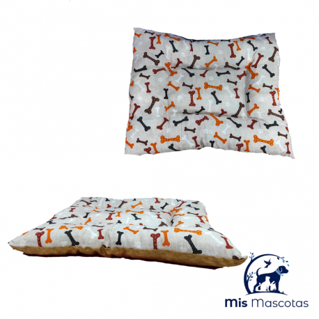 Colchoneta Huesos de Colores 65 cm www.mismascotasronda.es