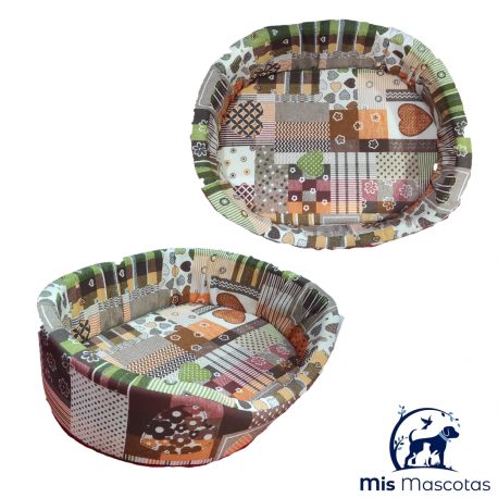 Cuna Oval Estampada de 50 cm www.mismascotasronda.es