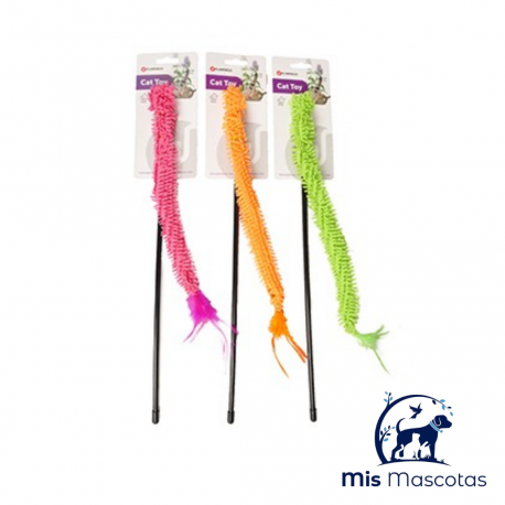 Caña Pescar Toalla Colores Surtidos 45cm www.mismascotasronda.es