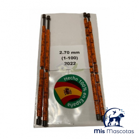 Anillas del Año Cerradas (3 mm) 1 Tira www.mismascotasronda.es