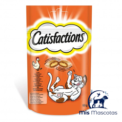 Snack para Gatos Satisfactions de Pollo www.mismascotasronda.es