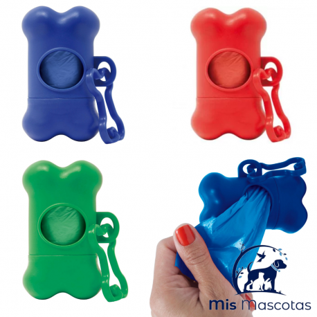 Dispensador de Bolsas Sanitarias con Forma de Hueso www.mismascotasronda.es