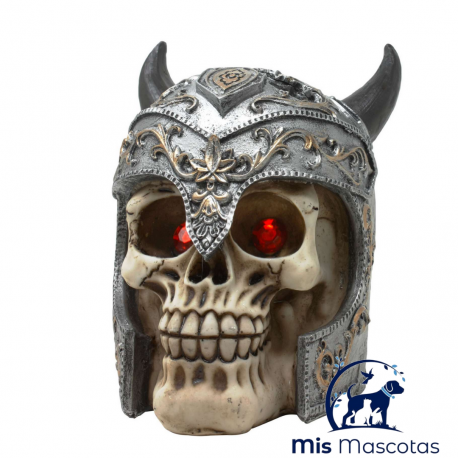 Ornamento Calavera Vikinga (15.6 cm) www.mismascotasronda.es