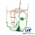 Puente Colgante con Hamaca para Roedores y Marsupiales