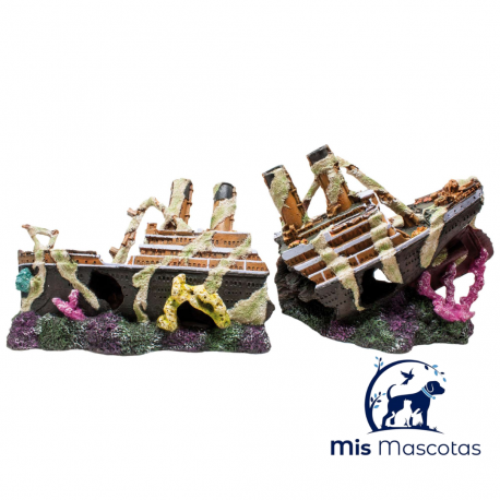 Ornamento Titanic Naufragio 2 Piezas www.mismascotasronda.es