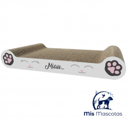 Rascador de Cartón MIAU (45 cm) www.mismascotasronda.es