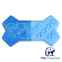 Juguete Hueso Azul para Congelar