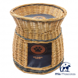 Cuna de Mimbre Olympo XT-DOG (45 cm) www.mismascotasronda.es