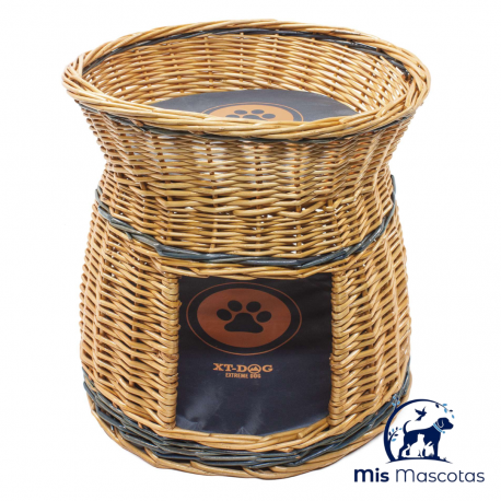 Cuna de Mimbre Olympo XT-DOG (45 cm) www.mismascotasronda.es
