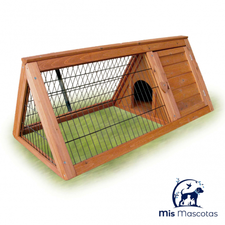 Caseta Prisma para Conejos (100 cm) www.mismascotasronda.es