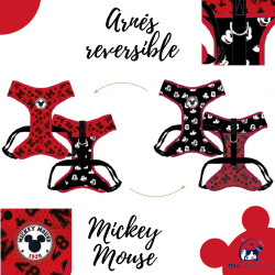 Árnes Reversible Mickey Mouse para Perros www.mismascotasronda.es