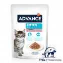 Advance Wet Bocaditos en salsa para Gatitos con Pavo 85 Grs