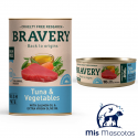 Bravery Dog Atún y Verduras (con aceite de salmón y aceite de oliva virgen extra)