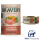 Bravery Dog Pollo y Verduras (con aceite de salmón y aceite de oliva virgen extra) www.mismascotasronda.es