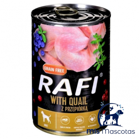 Rafi Pate Codorniz y Arandanos 400 Grswww.mismascotasronda.es