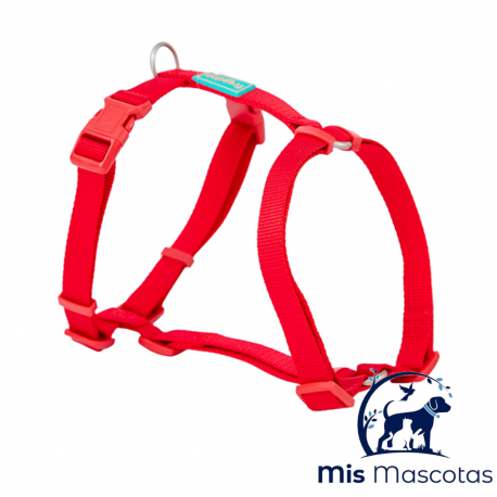 Arnés Nylon Basic Rojo Freedog www.mismascotasronda.es