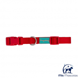Collar Nylon Basic Rojo Freedog