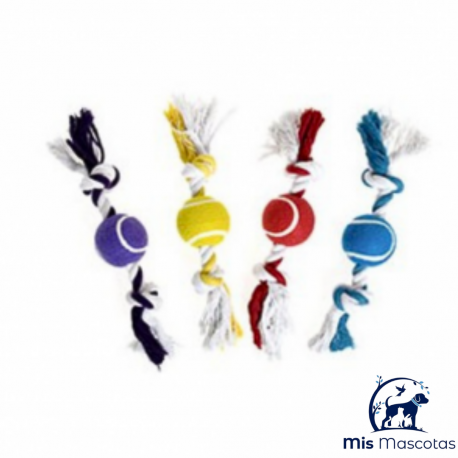Mordedor Hueso algodón 30 Cm www.mismascotasronda.es