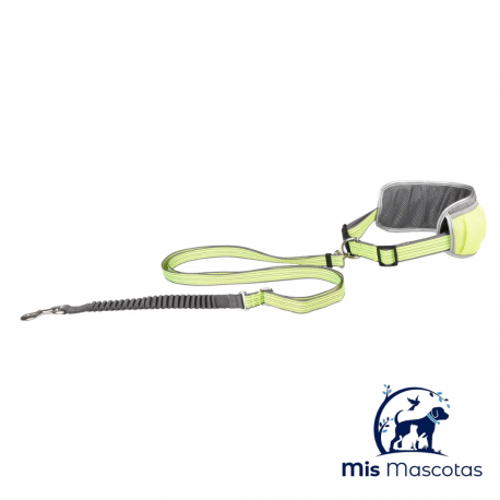 Correa para running con correa para cintura Rono Amarillo fluo