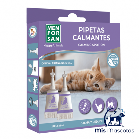 Pipetas Calmantes para Gatos (2 unidades)