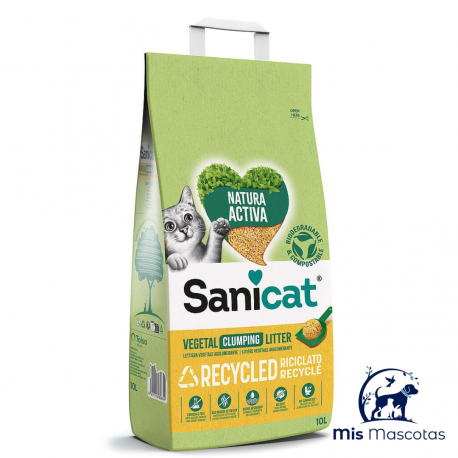 Sanicat Natura Clumping Recycled 10 Litros