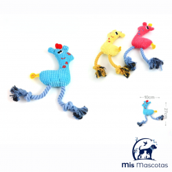 Peluche para perros ciervo de colores 27x10 cm