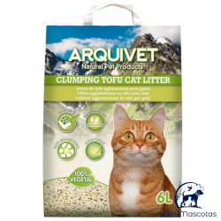 Arena Para Gatos Aglomerante de Tofu www.mismascotasronda.es