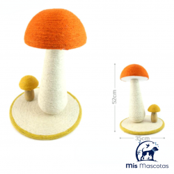 Rascador para gato diseño Champiñón 35*35*52 CM www.mismascotasronda.es