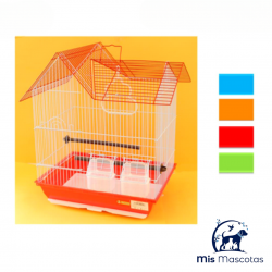 Jaula para pájaros diseño casa china 37.5*28.5*47 CM www.mismascotasronda.es