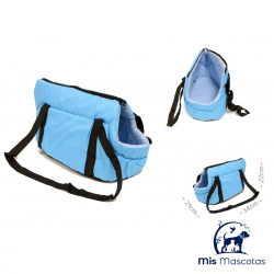 Bolsa de viaje para mascotas impermeable de tela oxford 34*21*22 CM www.mismascotasronda.es