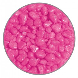 Grava premiun neón rosa (7 mm)