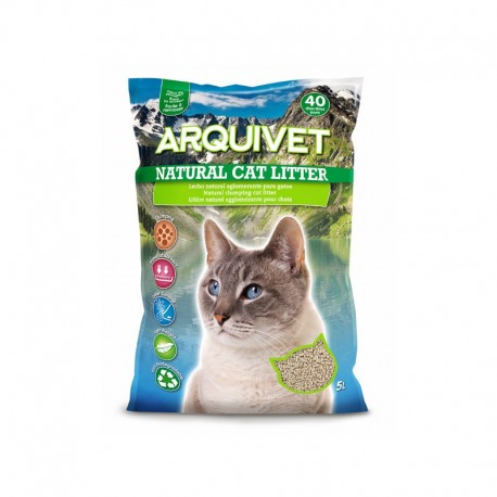 Natural Cat Litter Lecho natural aglomerante